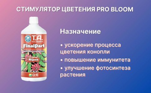 Стимулятор цветения для конопли Pro Bloom
